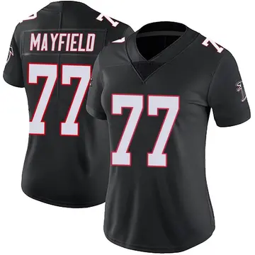 Women's Nike Atlanta Falcons Jalen Mayfield Black Vapor Untouchable Jersey - Limited