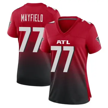 Women's Nike Atlanta Falcons Jalen Mayfield Red 2nd Alternate Jersey - Game