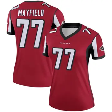 Women's Nike Atlanta Falcons Jalen Mayfield Red Jersey - Legend