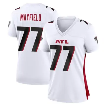 Women's Nike Atlanta Falcons Jalen Mayfield White Jersey - Game
