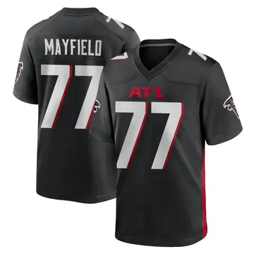 Youth Nike Atlanta Falcons Jalen Mayfield Black Alternate Jersey - Game