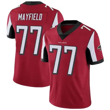 Youth Nike Atlanta Falcons Jalen Mayfield Red Team Color Vapor Untouchable Jersey - Limited